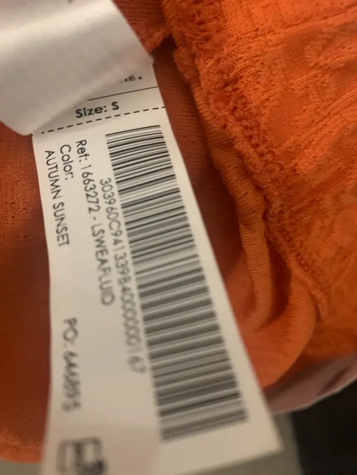Blouse Cache Cache - Orange “Autumn Sunset” - photo numéro 4