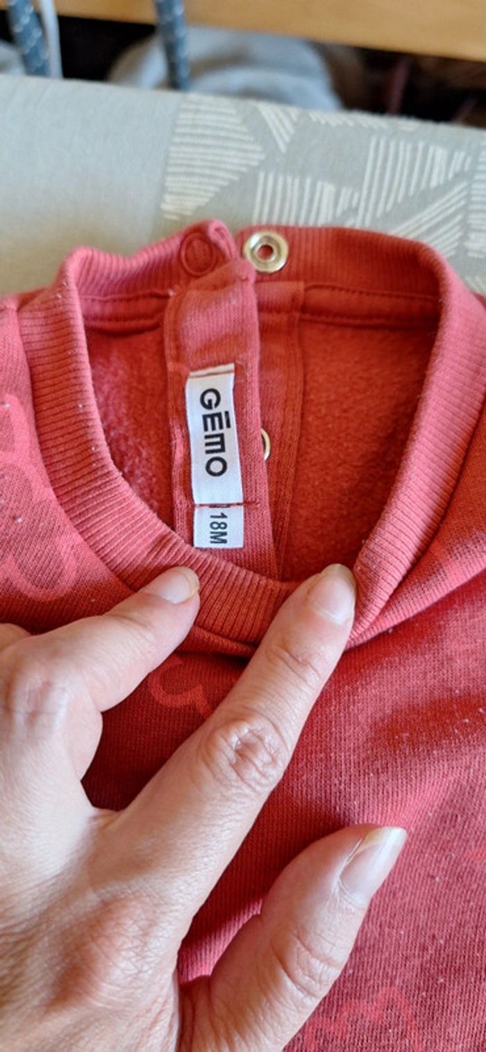 Lot dissociable gilets et sweat 18M - photo numéro 3
