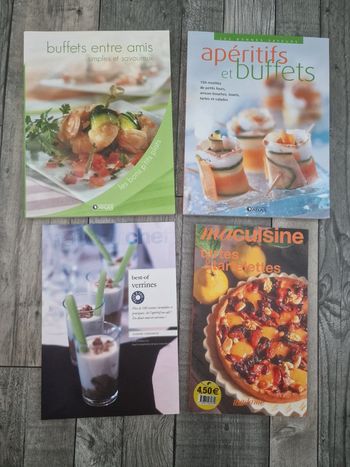 Lot livres buffet verrines