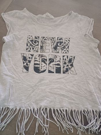 T-shirt a franges 10/12ans