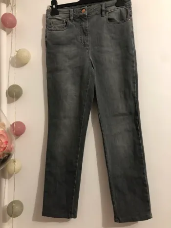 Jeans gris slim