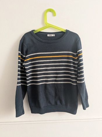 Pull rayé esprit marin 8 ans Gemo