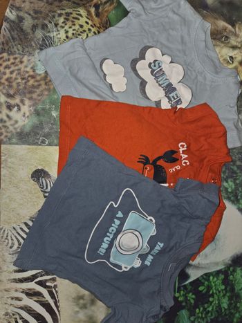 Lot de 3 T-shirt manche courte 
3 mois Kiabi