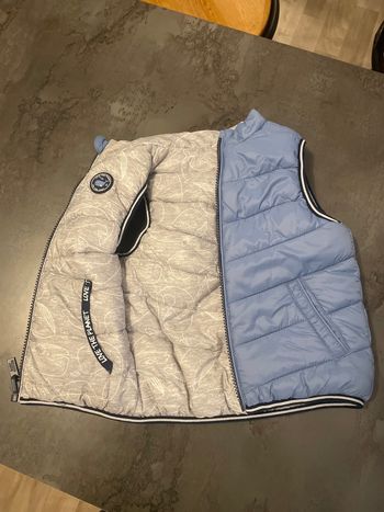 Doudoune sans manche réversible