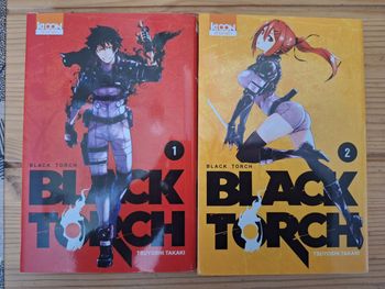 Lot tomes 1 et 2 manga Black Torch