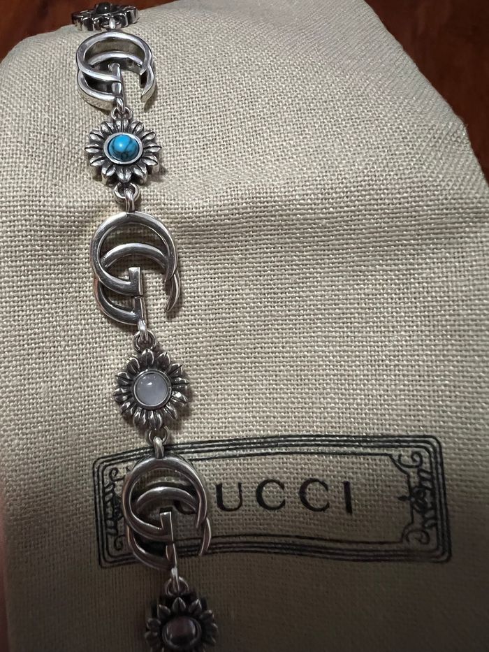 Collier miniature Gucci en argent sterling 🌸 - photo numéro 3