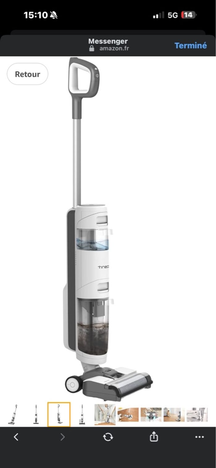 Aspirateur laveur tineco ifloor 3 breeze - photo numéro 5