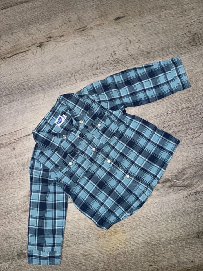 Chemise mots d'enfants 12 mois neuve - photo numéro 2