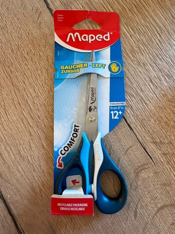Ciseaux pour gaucher Maped 16 cm Sensoft 3D