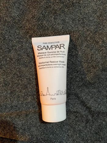 Masque de nuit anti imperfections sampar
