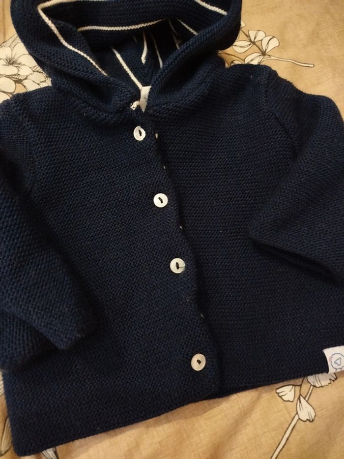 Gilet tricot 3 mois - photo numéro 2