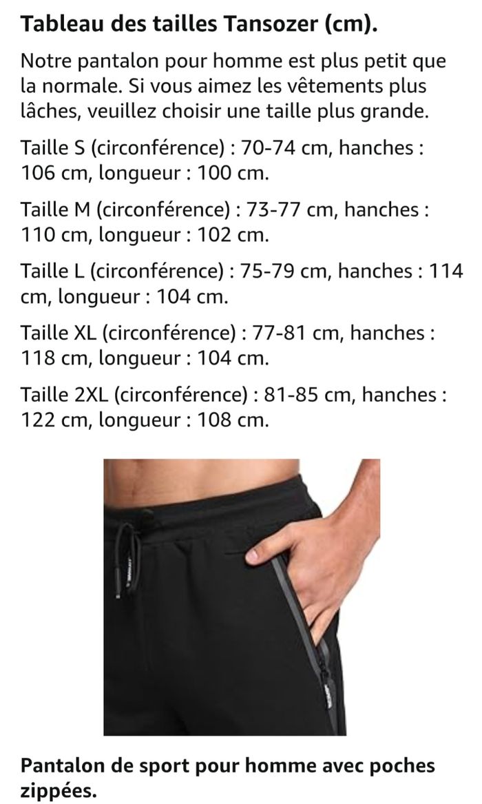 Pantalon homme jogging survêtement noir - photo numéro 5