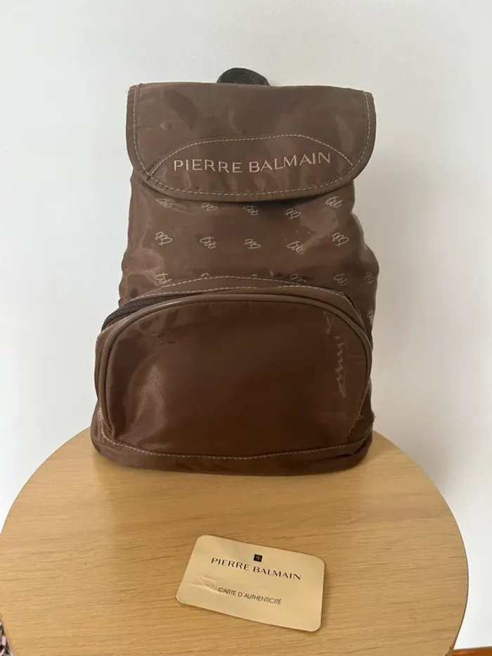 Sac à dos Pierre Balmain - Authentique & Vintage - photo numéro 2
