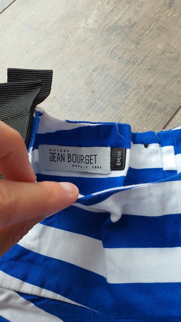 Très belle robe jean bourget 6 mois 68 cm en très bon état 👌 - photo numéro 3