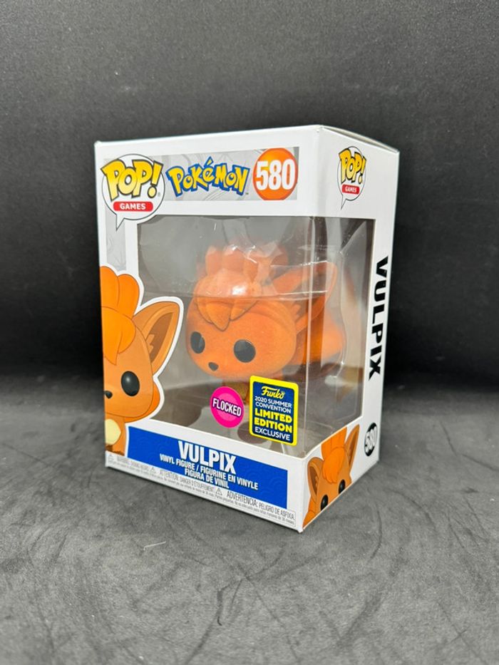 Funko pop Pokémon vulpix 580 Flocked Convention 2020