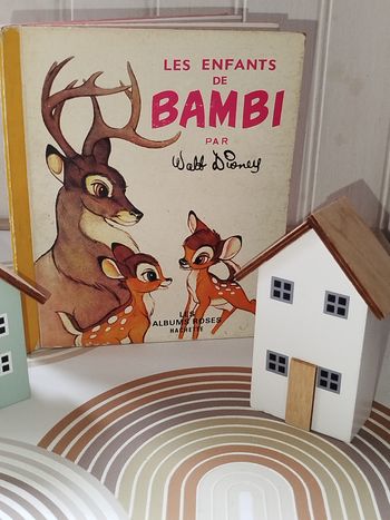 📚 Vintage Hachette Les albums Roses Les enfants de Bambi
