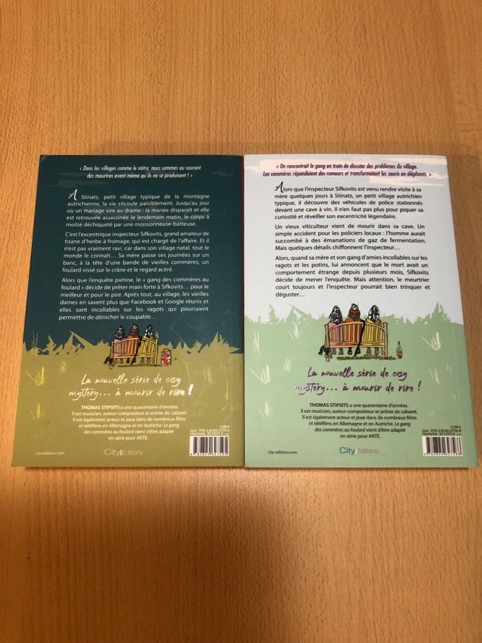 Livres Cosy Mystery « Le gang des commères au foulard » Tomes 1 et 2 - photo numéro 2