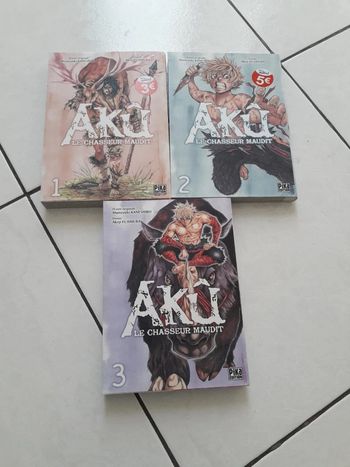 Manga - Aku le chasseur maudit tome 1 à 3