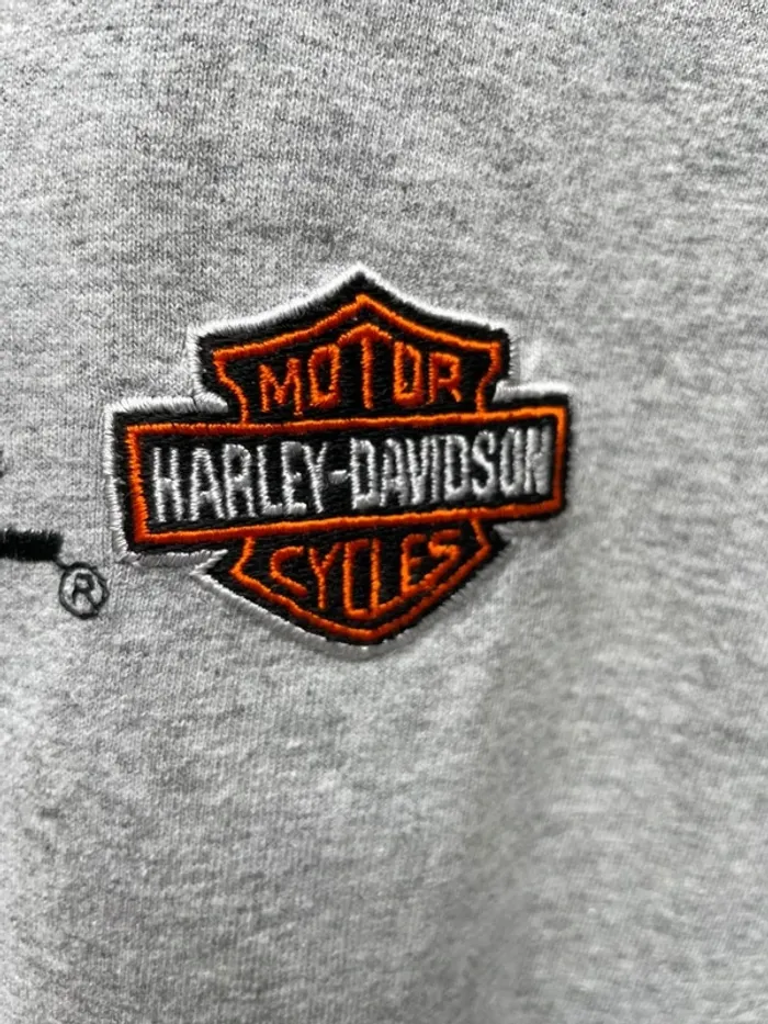 T-shirt embroided Harley Davidson collector motor cycles biker made in USA 🇺🇸 Mens XXL - photo numéro 3
