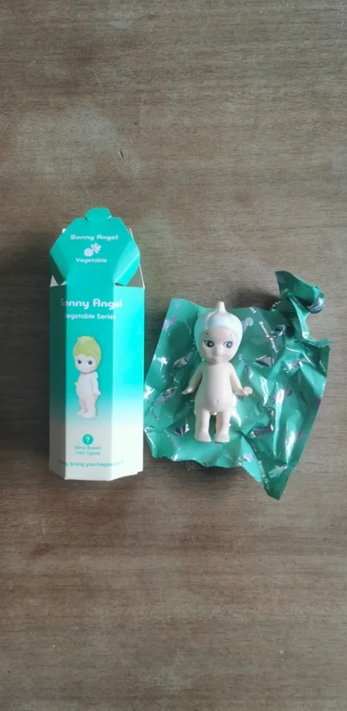 🌼Sonny Angel Vegetable Series Figurine Garlic (Ail) Officiel avec boîte+sachet Zéro hasard 🧄