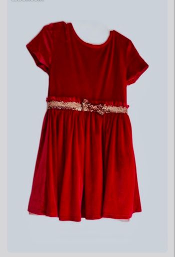Robe rouge 5ans