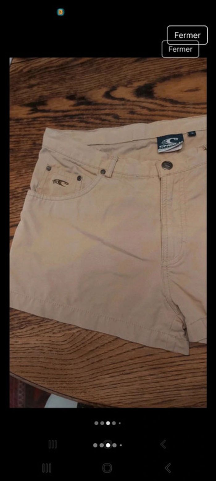 Jolie Short femme beige O'Neill taille S - photo numéro 3