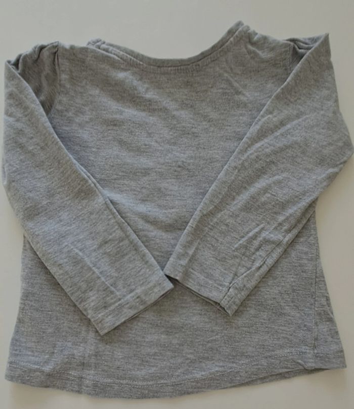 Lot de 3 tee-shirts manches longues fille 18 mois - photo numéro 3