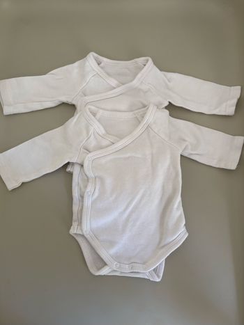 Lot de 2 body blancs 