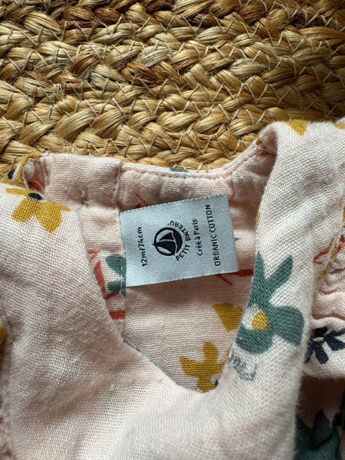 Robe gaze de coton Petit Bateau 12m - photo numéro 3