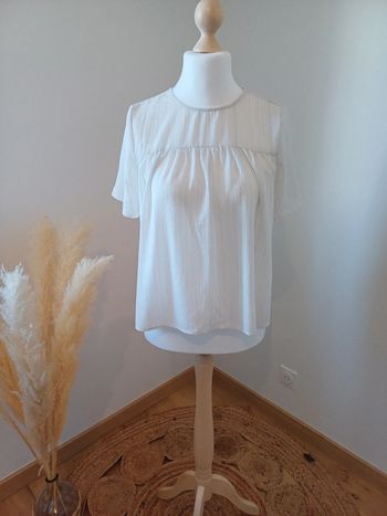 Blouse blanche ample Cache Cache taille M 38