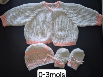 Ensemble 3 pièces laine