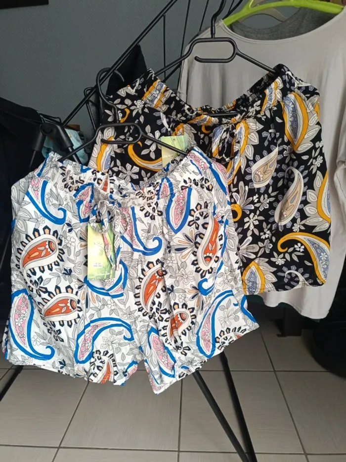 Shorts fluides (les deux)
