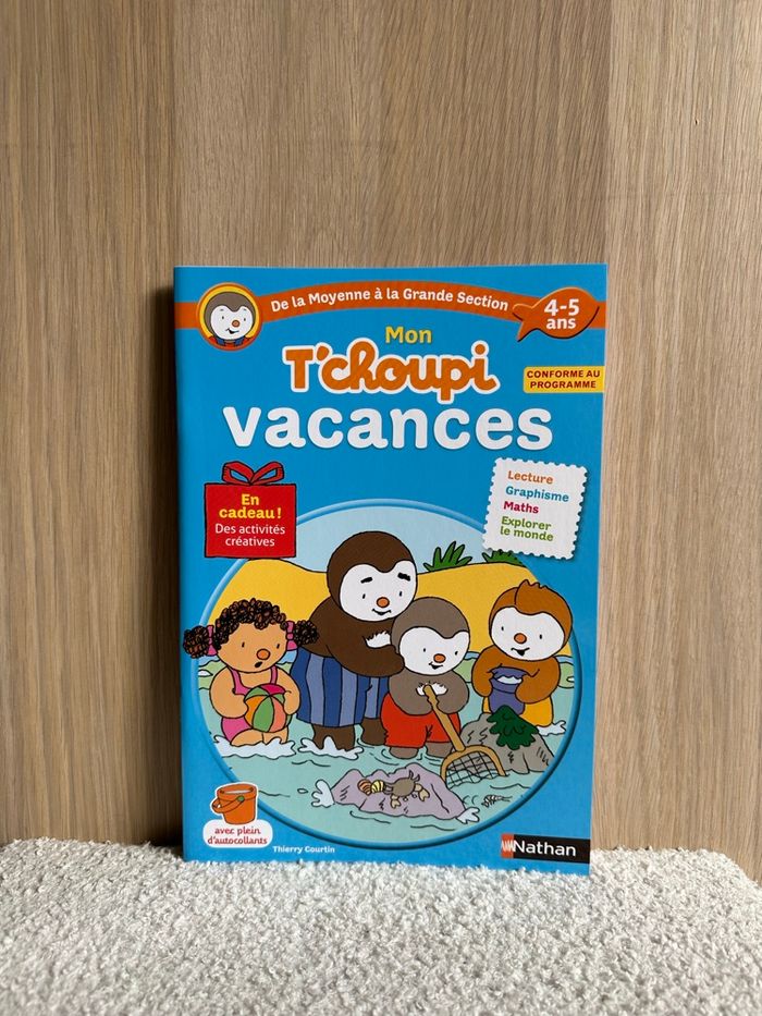 Cahier t’choupi de la moyenne à la grande section