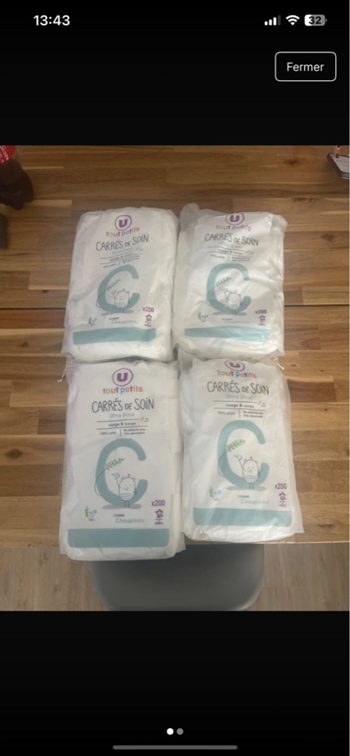 Carré soin coton - photo numéro 2