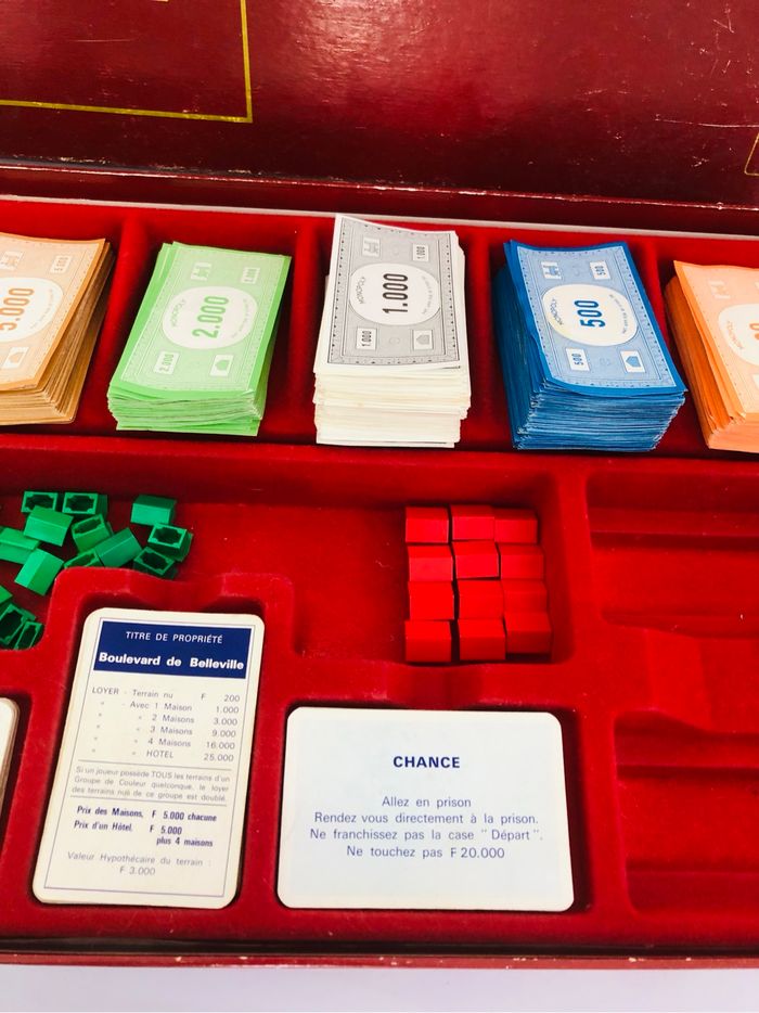 Monopoly deluxe en franc vintage - photo numéro 6
