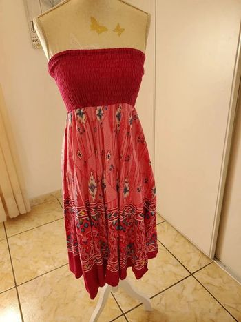 Robe bustier éthnique bohème taille 36/38