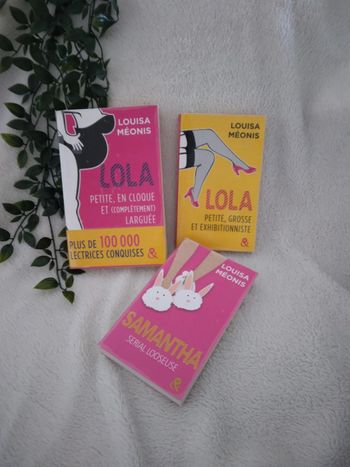 🌸Lot de 3 livres Lola, petite, grosse et exhibitionniste 🌸