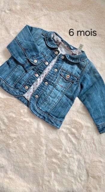 Veste en jeans Obaibi taille 6 mois