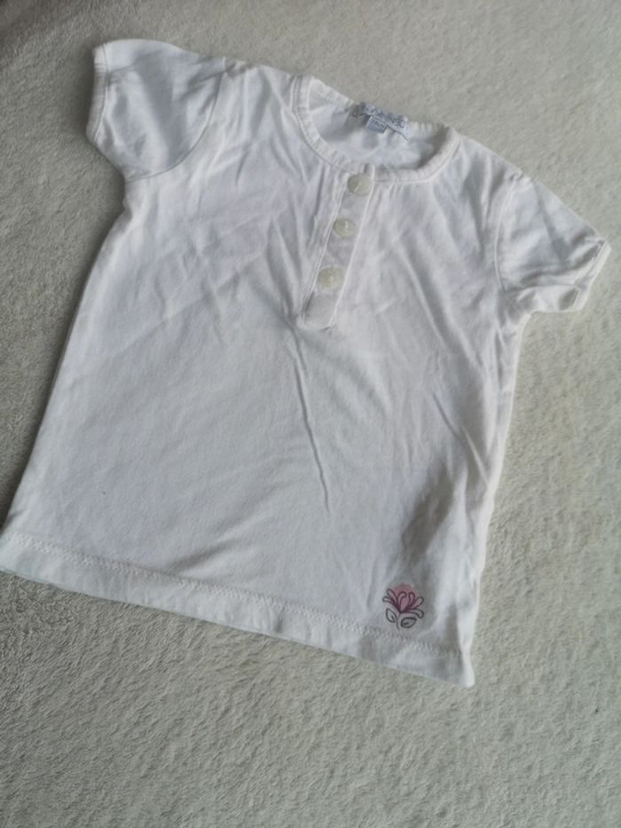 Lot 9 tee shirt manches courtes 9 mois - photo numéro 2