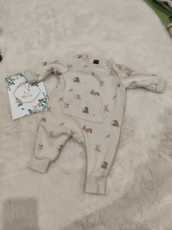 Combi à zip évolutive beige automnale 3 mois intérieur doux