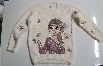 Pull reine des neiges