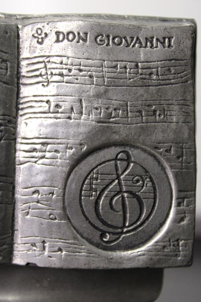 Porte stylo Mozart en étain - photo numéro 5