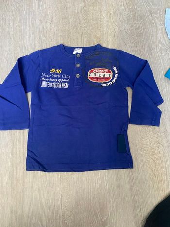 Tee shirt manches longues 4 ans
