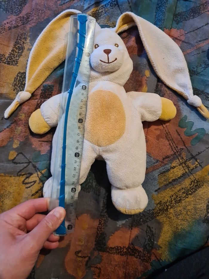Doudou peluche gipsy ecru/beige - photo numéro 2