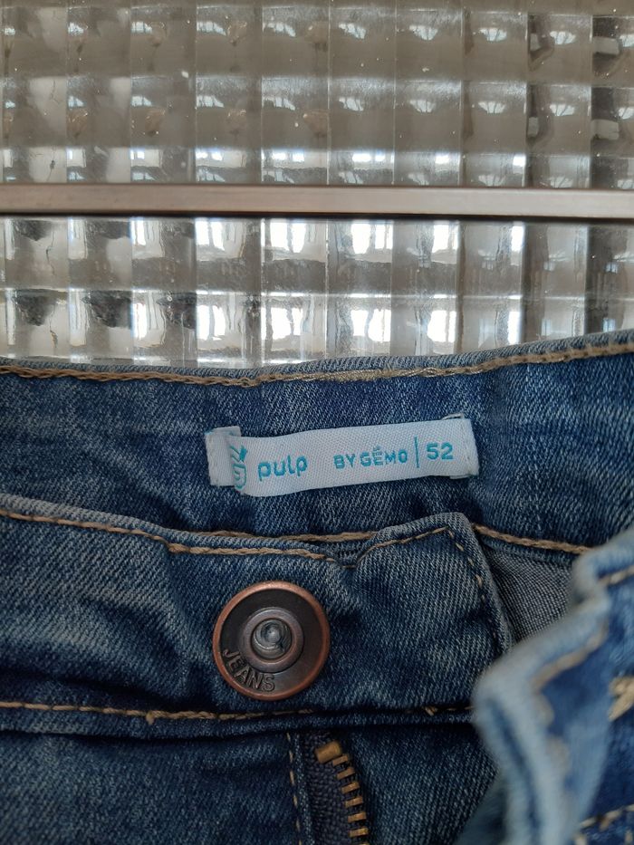 Pantacourt jean stretch T52 - photo numéro 3