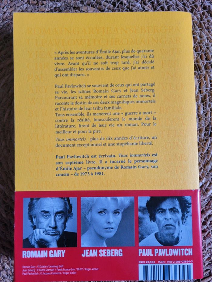 Tous immortels - Paul Pavlowitch - photo numéro 3