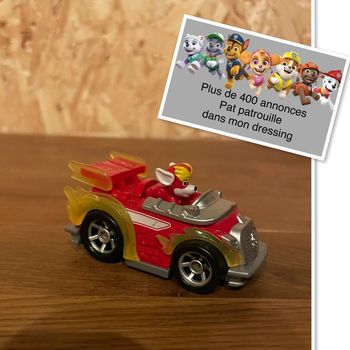 Véhicule True Métal mighty pups de Marcus de la Pat Patrouille