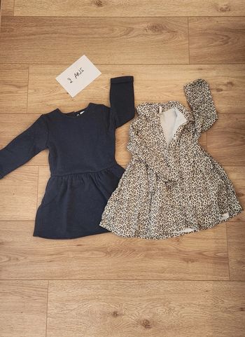 Lot de 2 robes manches longues