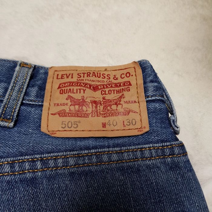 Jean Levi's 505 W40 L30 Bleu - photo numéro 8
