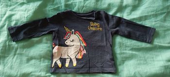 T shirt manche longue licorne
